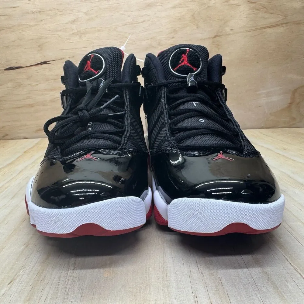 NEW Jordan 6 Rings Bred Mens Black  Varsity Red White Sz 11.5 322992-062